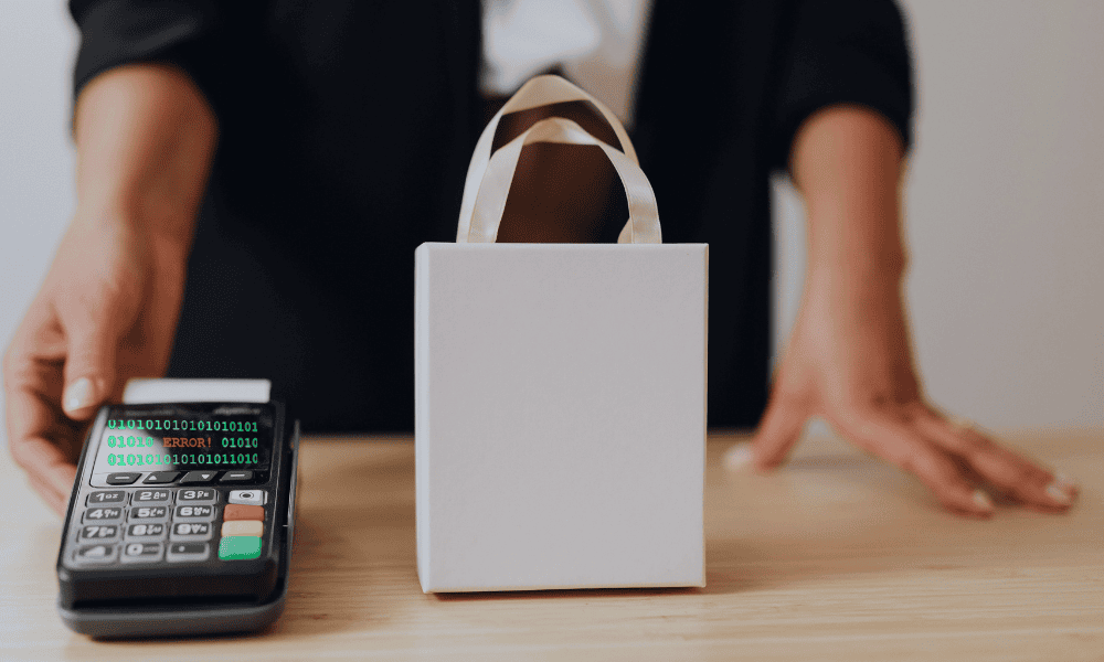 tpv presentando un codigo error