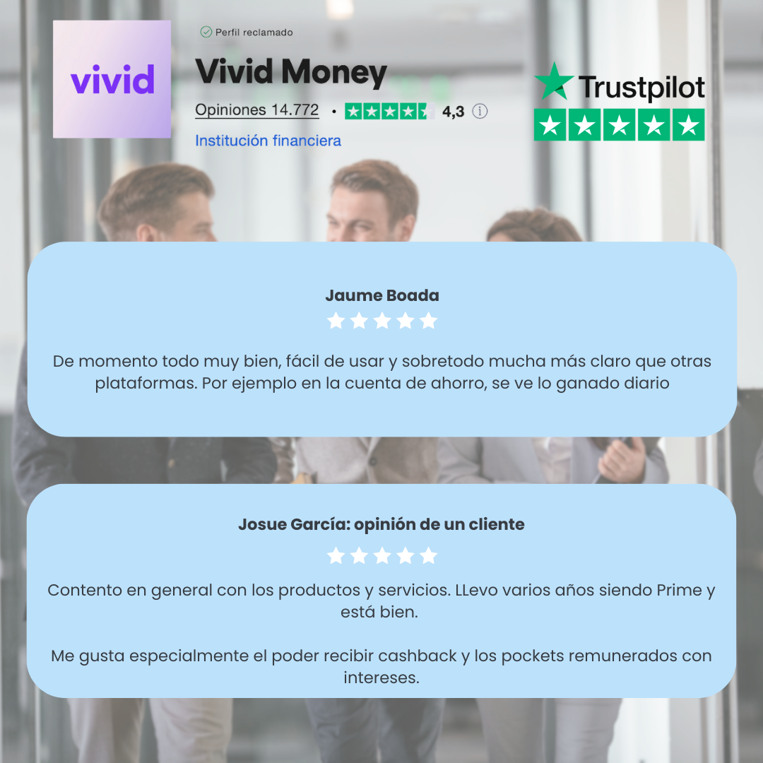 Opiniones de vivid money bank