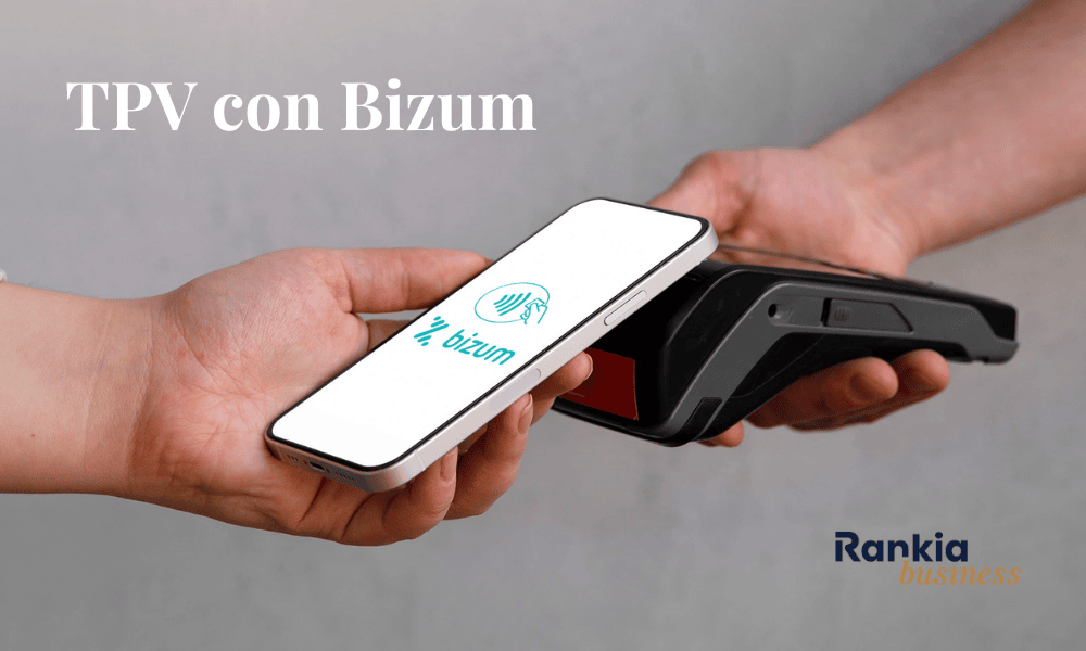 Pago con TPV Bizum mediante teléfono móvil en comercio físico