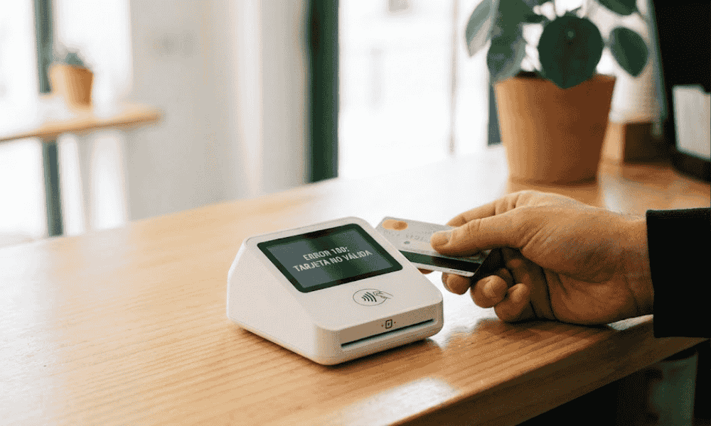 Error 180 en datáfono al pagar con tarjeta