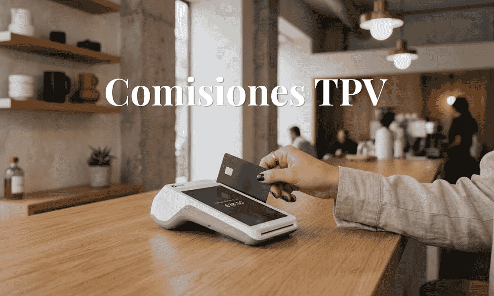Comisiones TPV en pagos con tarjeta en un comercio